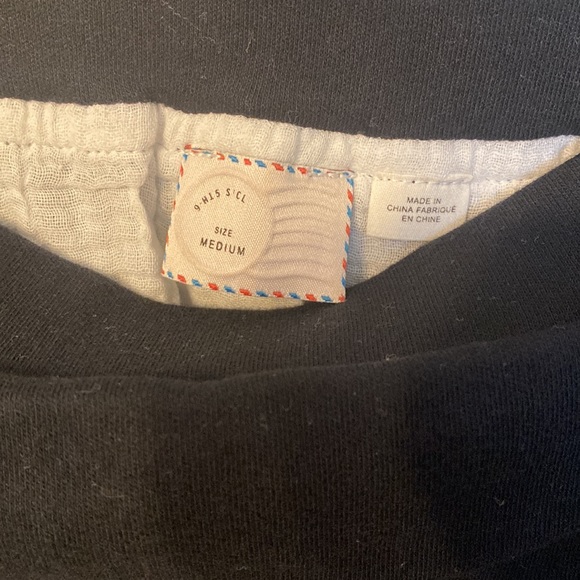 Anthropologie Black/White Top - Picture 2 of 3